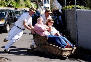 Toboggan In Funchal, Madeira. Sadly, not Huddersfield.