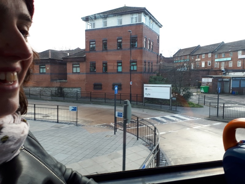 El Being All Happy In Hyde Bus Station, Jan 2019