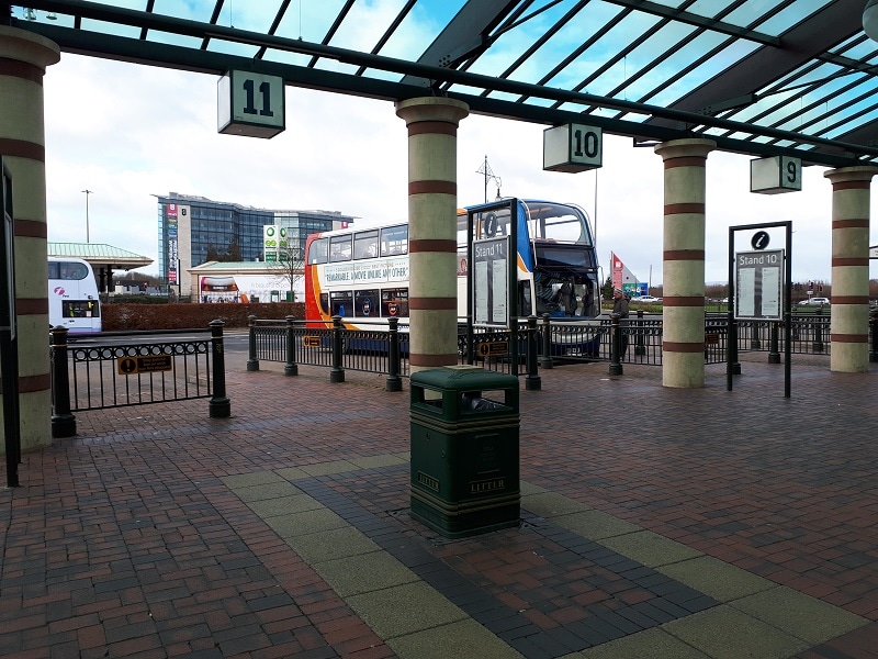 Trafford Centre Bus Station, January 2019