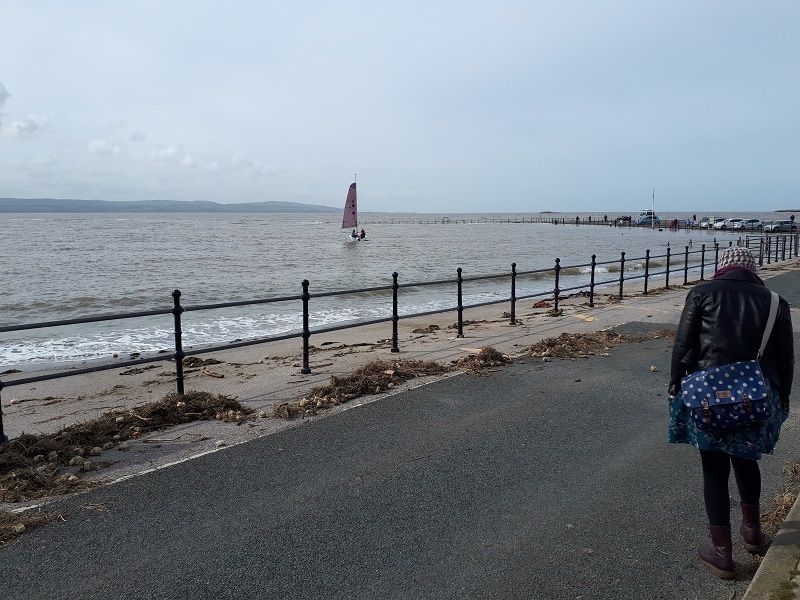 West Kirby Marine Lake at high tide. 23/3/19.