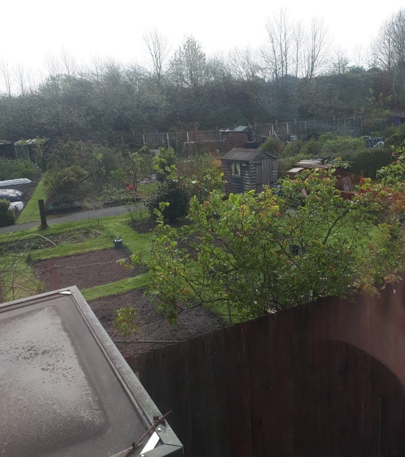 Possibly site of body burial by a giant. Allotments on Warrington Road, Wigan.