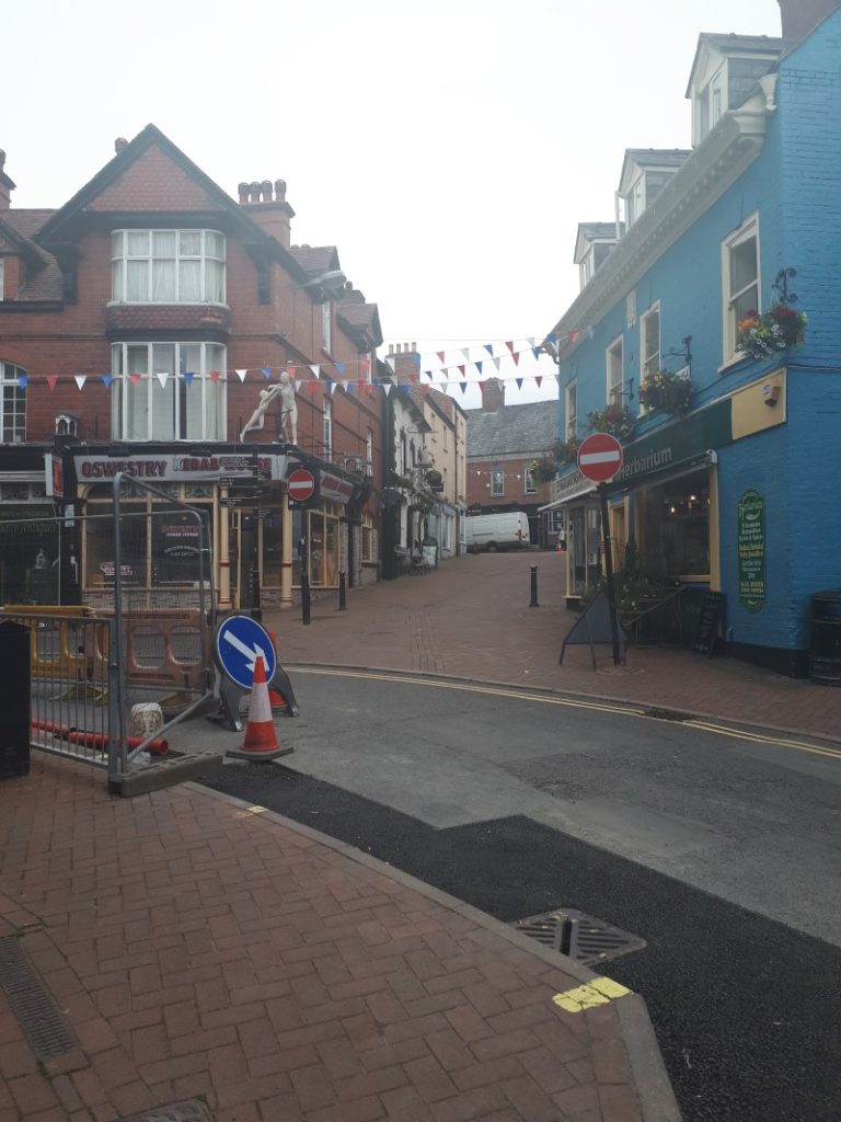 Oswestry Town Centre, just before it all went a bit weird. 29/6/19