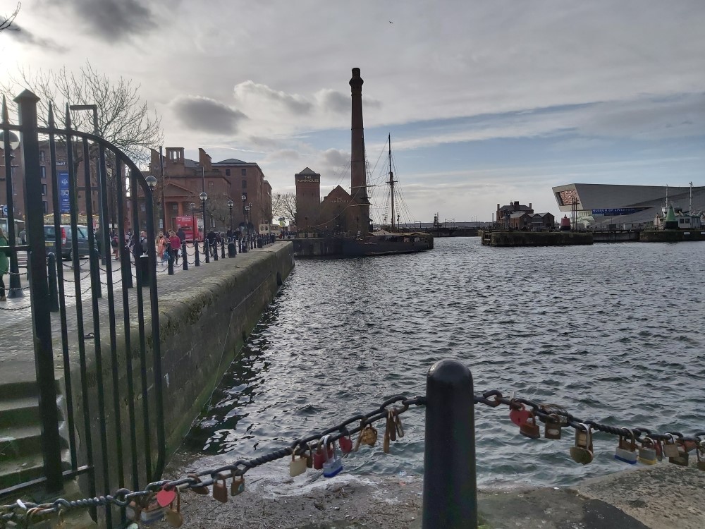 Canning Dock, Liverpool. Pic taken by me for once. 17/2/20. 