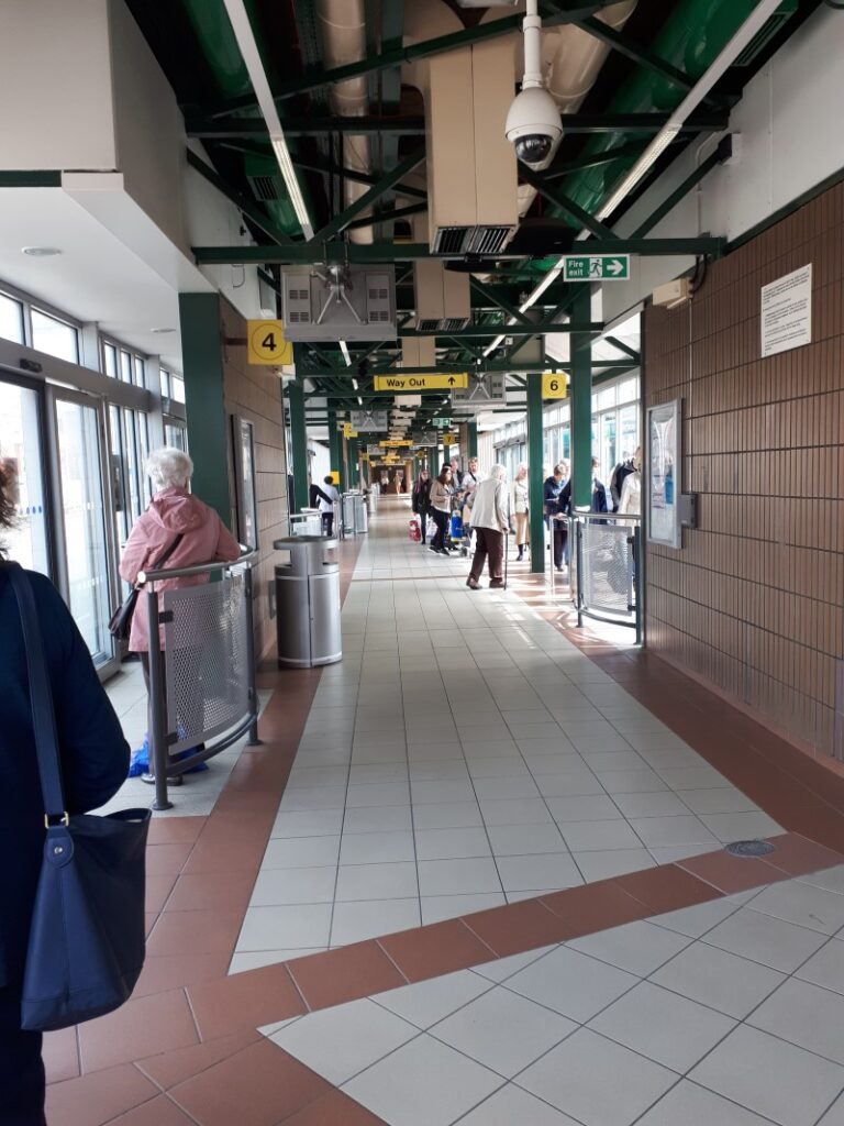 Inside Middlesbrough Bus Station. 2/5/19, waiting for the X4 to Whitby.