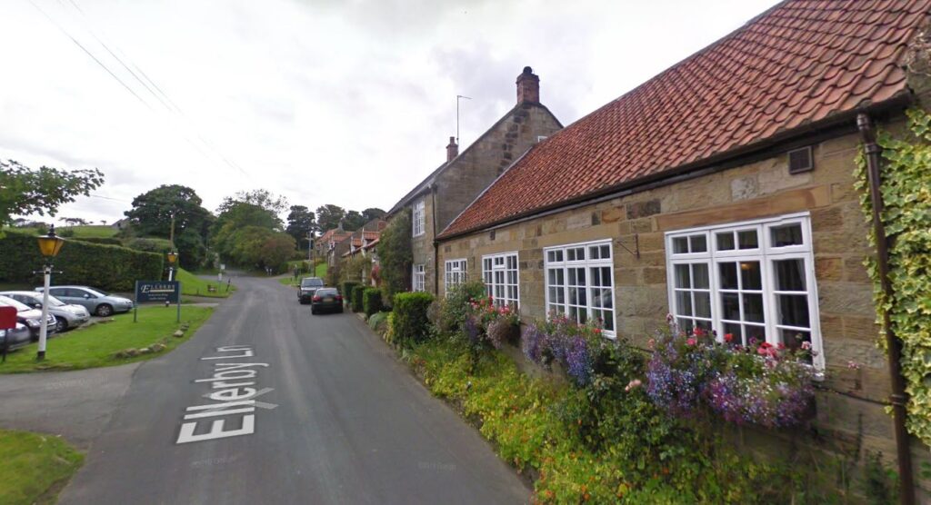 Ellerby, North Yorkshire. Image pilfered from Google Maps for illustrative purposes, I'm afraid.