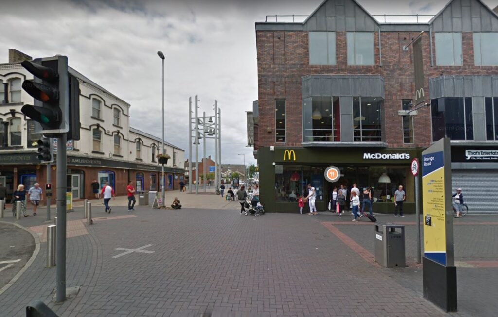 Middlesbrough McDonald's. Where I nearly got battered for not being a smoker. Image nicked from Google Maps, of course.