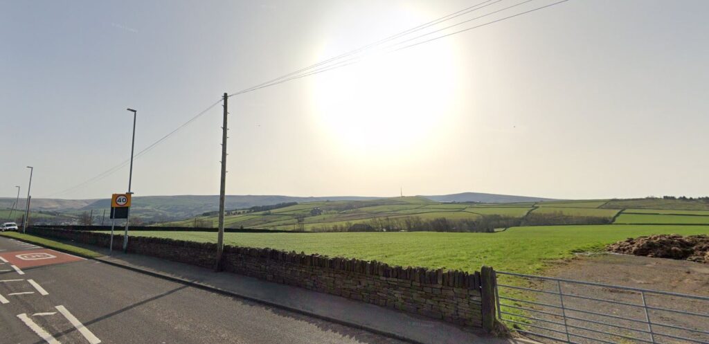 Scouthead, Saddleworth. Not too shabby up here. Image borrowed from Google Maps. Sorry, Google.